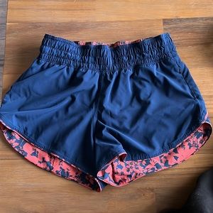 Blue Reversible Lululemon Shorts